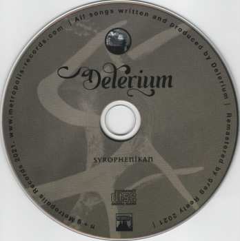 CD Delerium: Syrophenikan 479652