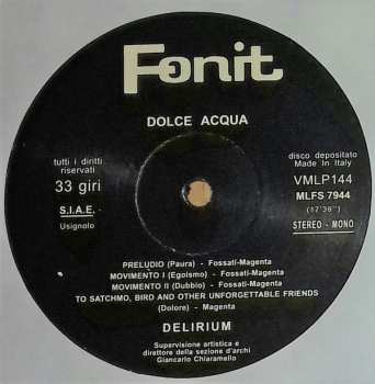LP Delirium: Dolce Acqua 369204