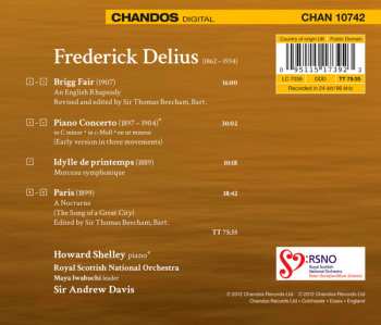 CD Frederick Delius: Piano Concerto / Paris / Idylle De Printemps / Brigg Fair 459024