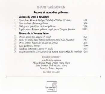 CD Deller Consort: Chant Grégorien: Répons Et Monodies Gallicanes 194668
