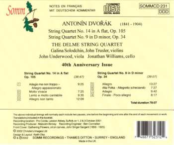 CD The Delmé String Quartet: Dvořák String Quartets