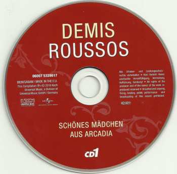 3CD Demis Roussos: Schönes Mädchen Aus Arcadia 352639