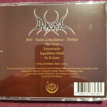 CD Demoniac: So It Goes LTD 186966