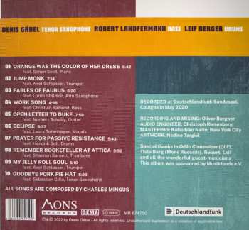 CD Denis Gäbel: The Mingus Sessions 343057