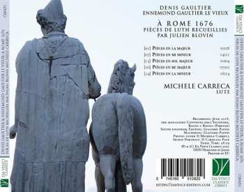 CD Denis Gaultier: À Rome 1676, Pièces De Luth Recueillies Par Julien Blovin 97792