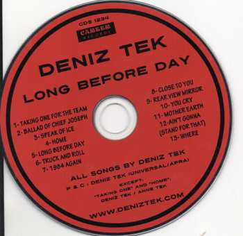 CD Deniz Tek: Long Before Day  333042