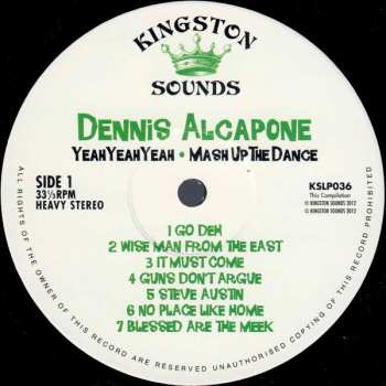 LP Dennis Alcapone: Yeah Yeah Yeah Mash Up The Dance 470383