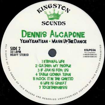 LP Dennis Alcapone: Yeah Yeah Yeah Mash Up The Dance 470383