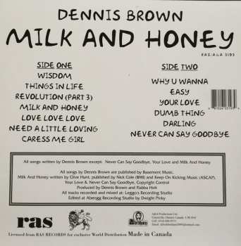 LP Dennis Brown: Milk and Honey 60431
