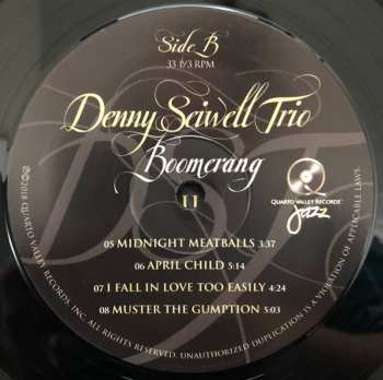 LP Denny Seiwell Trio: Boomerang 322563