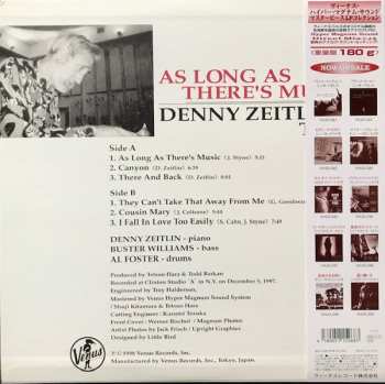 LP Denny Zeitlin Trio: As Long As There's Music  LTD 460541