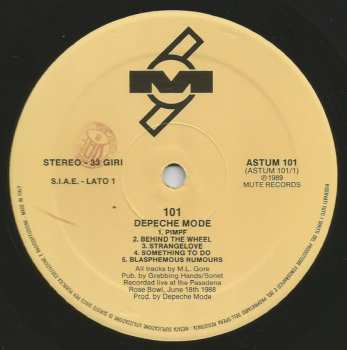 2LP Depeche Mode: 101