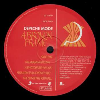 LP Depeche Mode: A Broken Frame 5970