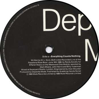 LP Depeche Mode: Everything Counts, Nothing, Sacred, A Question Of Lust