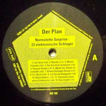 LP Der Plan: Normalette Surprise · 23 Elektronische Schlager 77284