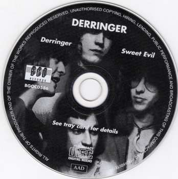 CD Derringer: Derringer / Sweet Evil 113845