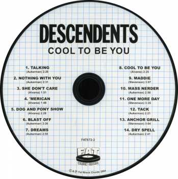 CD Descendents: Cool To Be You 7971