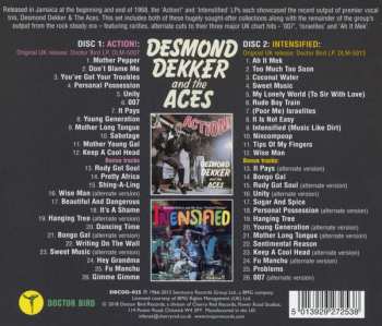 2CD Desmond Dekker & The Aces: Action! & Intensified 107390