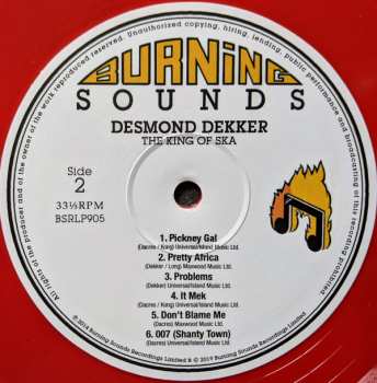 LP Desmond Dekker: The King Of Ska CLR 150613