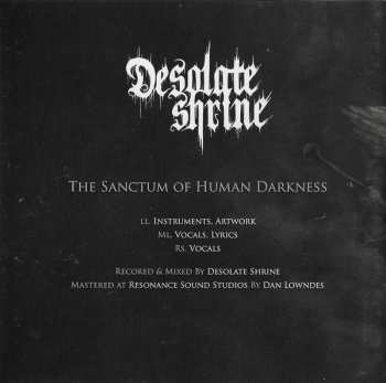 CD Desolate Shrine: The Sanctum Of Human Darkness 291684