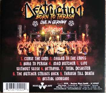 CD Destruction: Born To Thrash (Live In Germany) DIGI 5636
