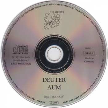 CD Deuter: Aum 300086