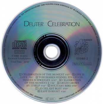 CD Deuter: Celebration 190665