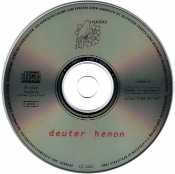 CD Deuter: Henon 352959