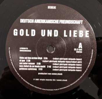 LP Deutsch Amerikanische Freundschaft: Gold Und Liebe 227047