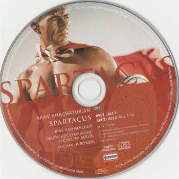 2CD Deutsches Symphonie-Orchester Berlin: Aram Khachaturian: Spartacus 156060