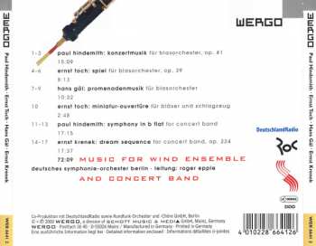 CD Deutsches Symphonie-Orchester Berlin: Music For Wind Ensemble And Concert Band  391686