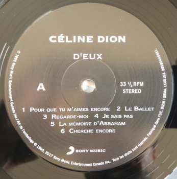 LP Céline Dion: D'Eux 8505