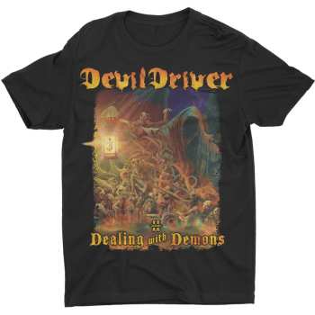 Merch DevilDriver: Devildriver Unisex T-shirt: Borrowed (back Print) (medium) M