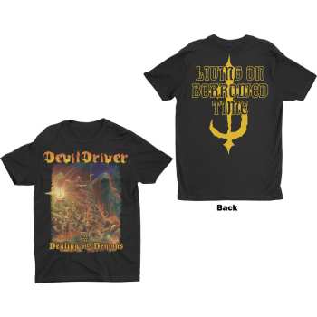 Merch DevilDriver: Devildriver Unisex T-shirt: Borrowed (back Print) (medium) M
