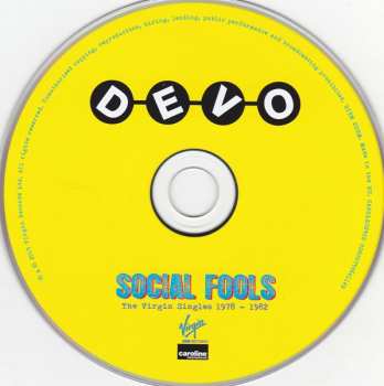 CD Devo: Social Fools (The Virgin Singles 1978 - 1982) 333936