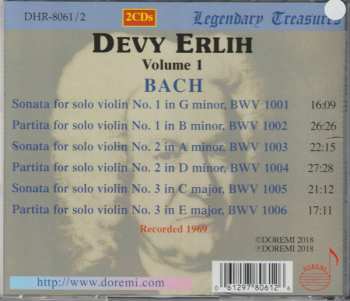 2CD Devy Erlih: 6 Sonatas & Partitas For Solo Violin 244123