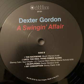 LP Dexter Gordon: A Swingin' Affair 60826