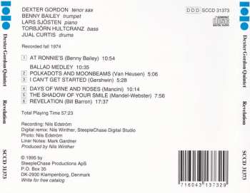CD Dexter Gordon - Benny Bailey Quintet: Revelation 338176