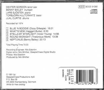 CD Dexter Gordon - Benny Bailey Quintet: Round Midnight 118376