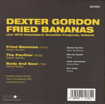 CD Dexter Gordon: Fried Bananas 233110