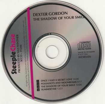CD Dexter Gordon Quartet: The Shadow Of Your Smile 307690