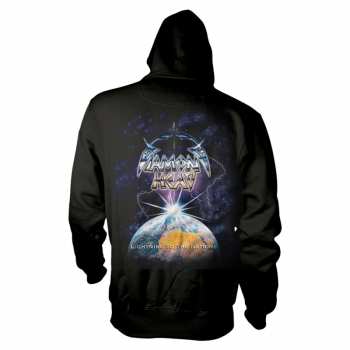 Merch Diamond Head: Mikina S Kapucí Lightning XXL