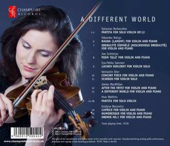 CD Diana Galvydyte: A Different World (Contemporary Works For Violin & Piano) 347902