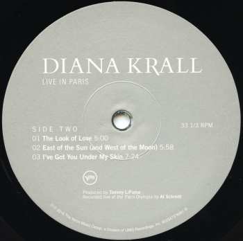 2LP Diana Krall: Live In Paris 21430
