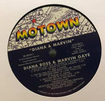 LP Diana Ross: Diana & Marvin LTD 64011