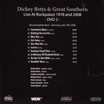 4CD/DVD Dickey Betts & Great Southern: Live At Rockpalast 1978 And 2008 98739