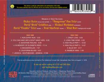 2CD Dickey Betts & Great Southern: Southern Jam New York 1978