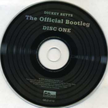 2CD Dickey Betts & Great Southern: The Official Bootleg 284777