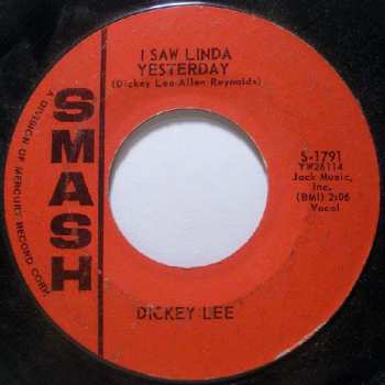 Album Dickey Lee: I Saw Linda Yesterday