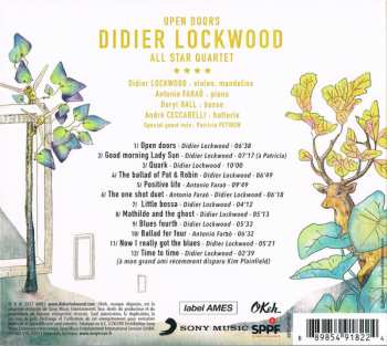 CD Didier Lockwood: Open Doors 333846